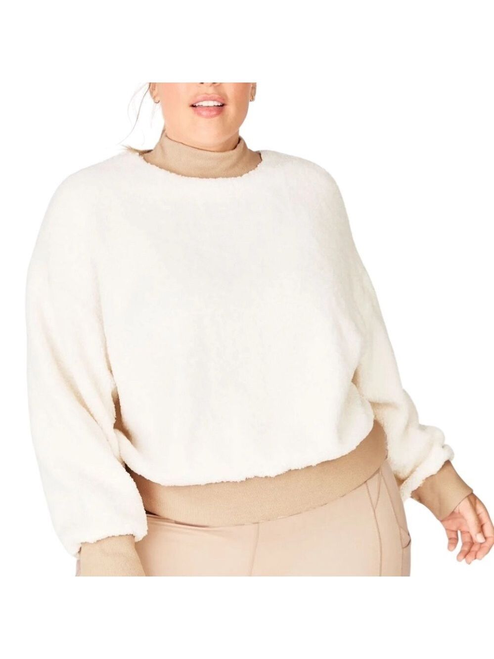 Fabletics Malia Polar Fleece Pullover Women Size 1X Plus Sized Casualcore